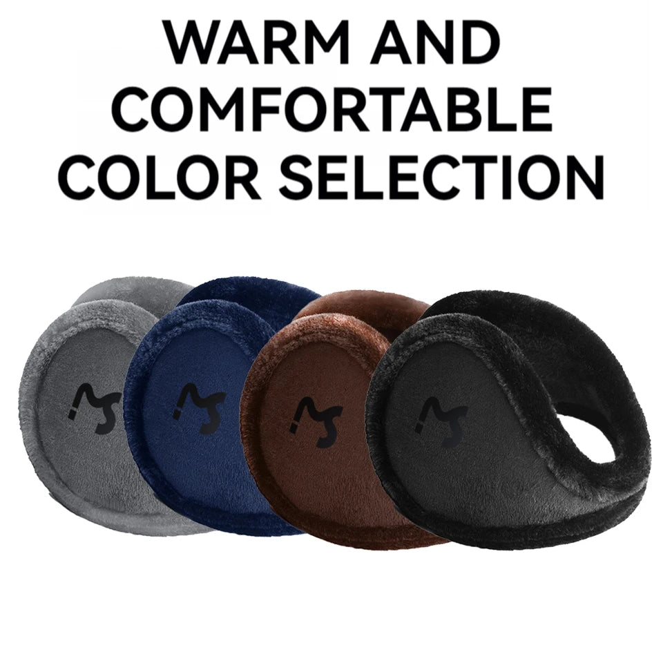 Winter Cycling Plush Earmuffs Sports Running Hiking Skiing Windproof Ear Warmer Comfortable Soft Thicken Ear Cover Protector Men