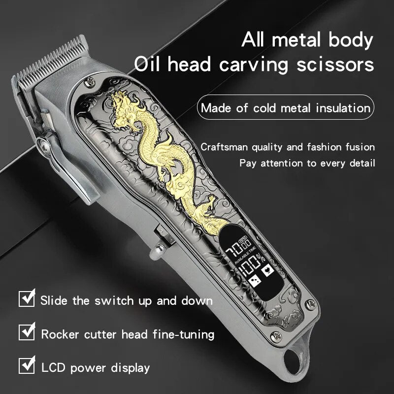 Professional Hair Clipper Cordless Hair Trimmer Machine Men's Razor Hair Clipper Hair Trimmer Beard