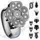 6-in-1 Multifunctional Electric Shaver Hair and Nose Hair Set Full Body Waterproof Men's Household Shaver