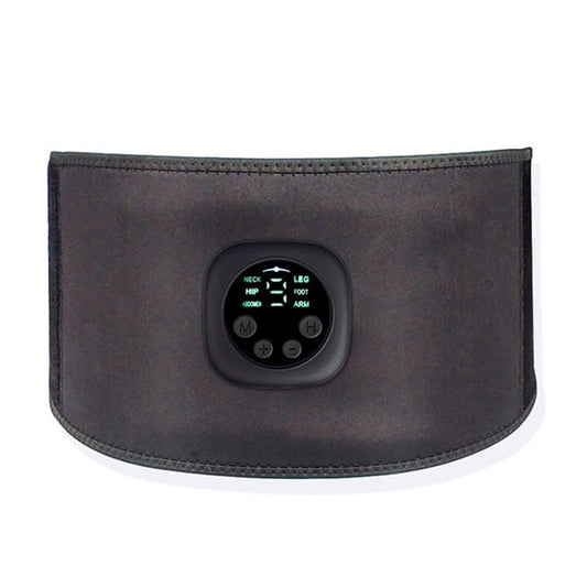 EMS Fitness Trainer Belt Waist Support Abdominal Muscle Stimulator Slimming Belt Unisex USB Recharge Home Muscle Training Device