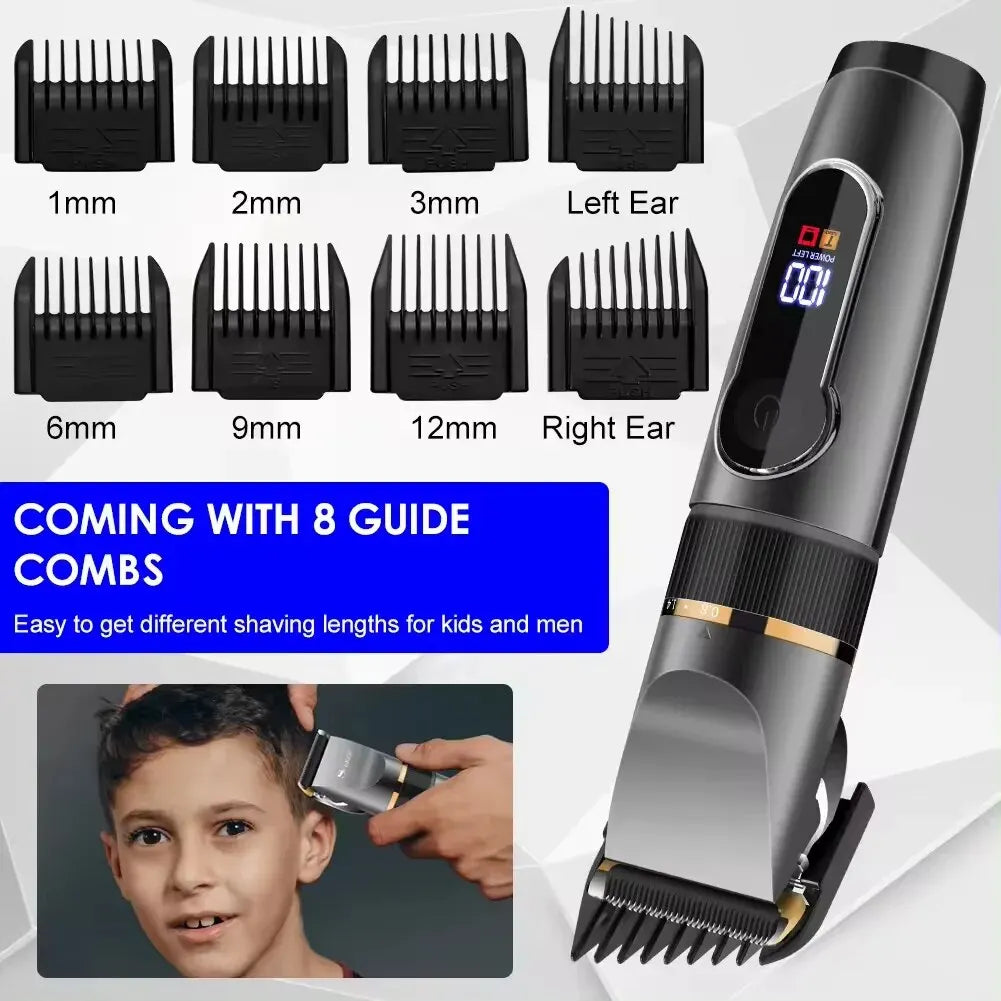 Professional Hair Trimmer Beard Trimmer Precision Trimmer Long Hair Trimmer IPX6 Waterproof Adjustable