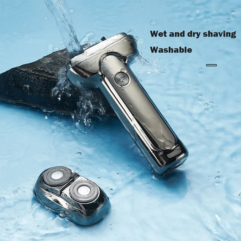 Electric Shaver Beard Hair Trimmer Washable Type-C Rechargeable Clipper Shaving Beard Machine Facial Epilator Gift