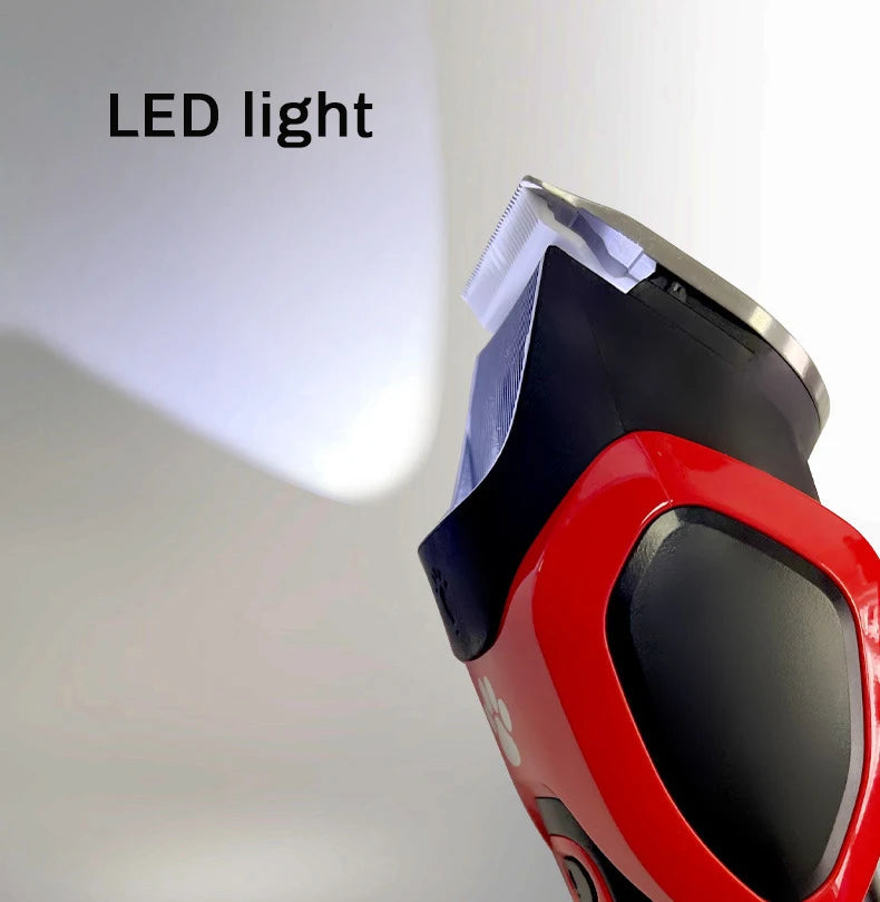 Electric Dog Clipper Dog hair Shaver With LED Light Pet Grooming Clippers For Large Dog Cat Haircut Trimmer Kits  Rechargeable