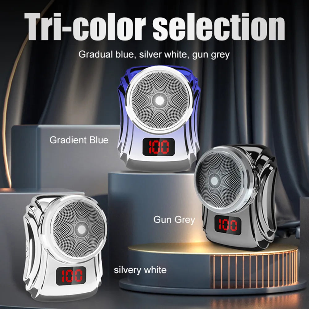 Mini Shave Electric Razors Digital Display for Men Portable Pocket Razor Beard Trimmer Razors Electric Travel Shaver