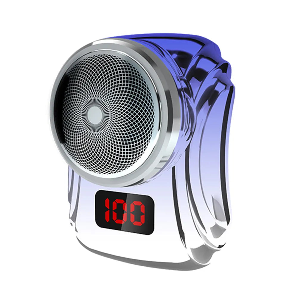 Mini Shave Electric Razors Digital Display for Men Portable Pocket Razor Beard Trimmer Razors Electric Travel Shaver