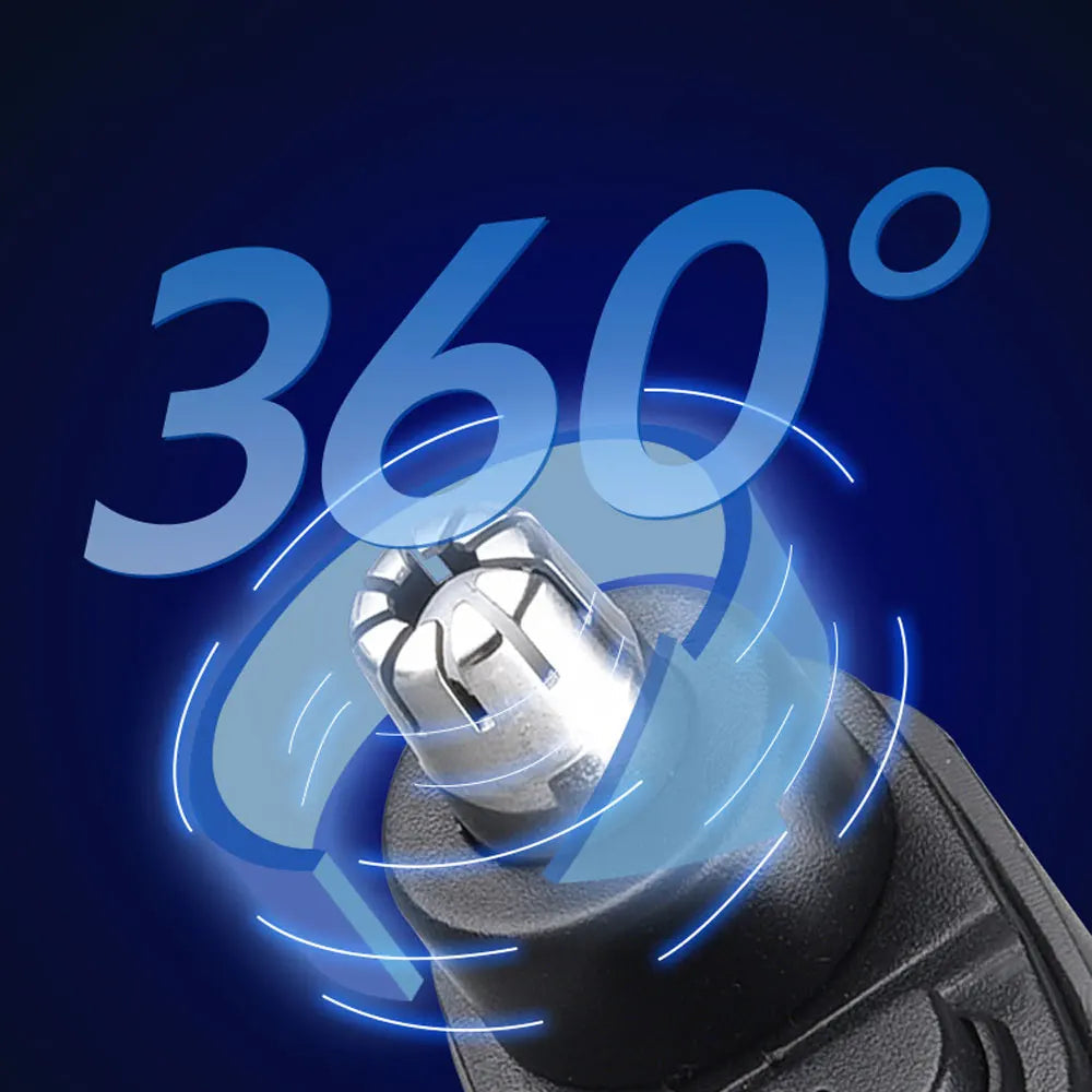 Rechargeable Nose Hair Trimmer Men's AND WOMEN'S Nose Hair Trimmer Knife Tip Washable Electric Nose Hair Lighter