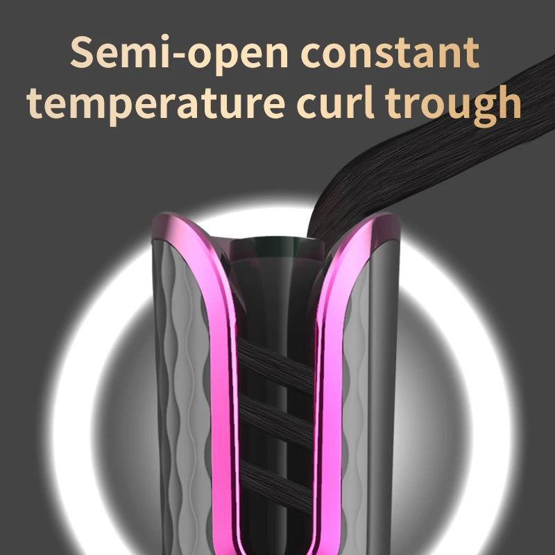 Automatic Hair Curler Electric Wireless USB Charging Portable Non-Hurt Curling Iron Home Hairdresser Styling Tool