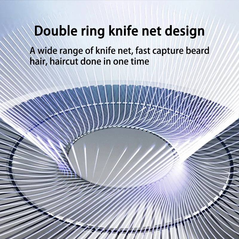 Men Electric Shaver Portable Beard Trimmer Waterproof Razor USB Rechargeable Shaver Face Beard Razor Beard Hair Cutting Machine