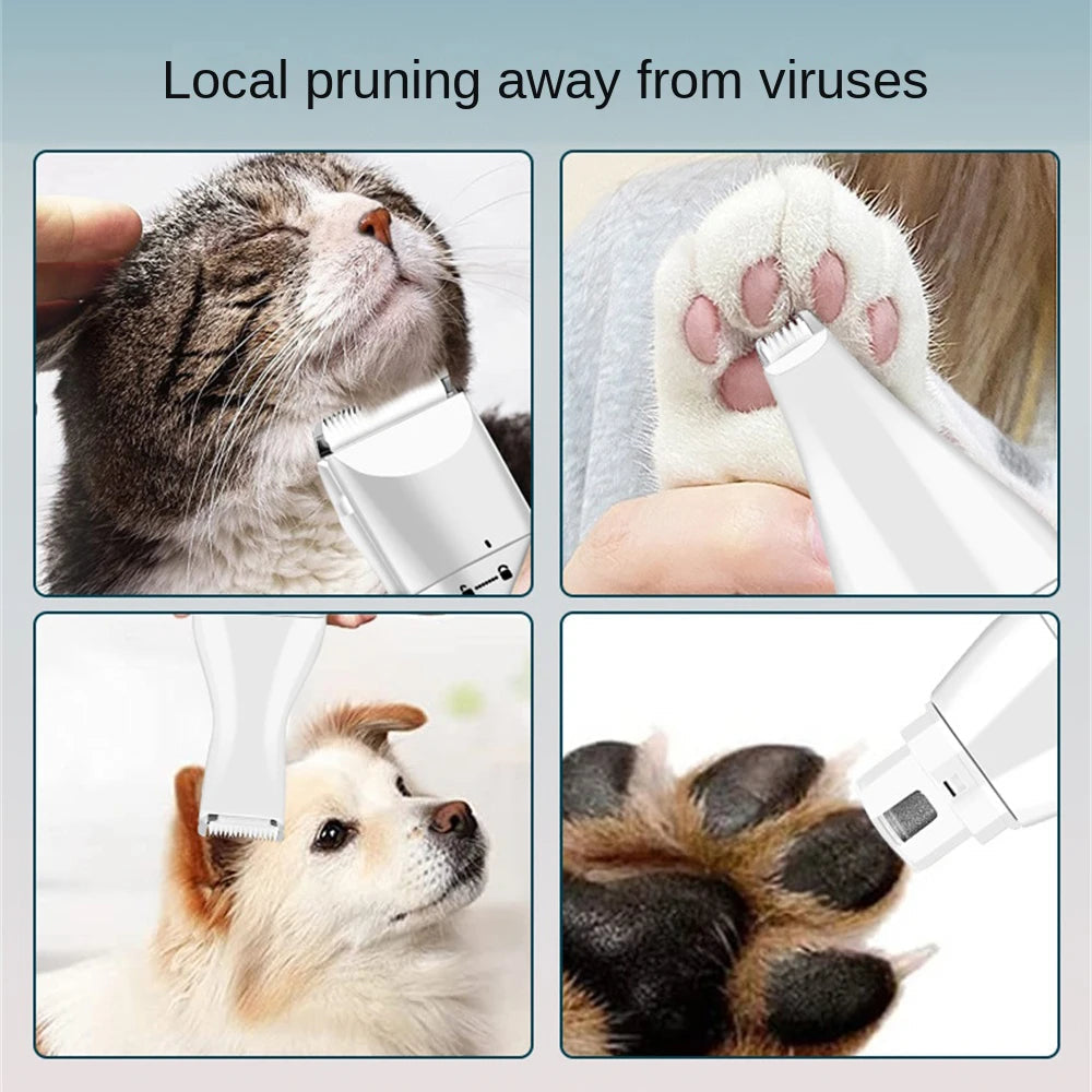 Pet Clipper Electric Quick Push Detachable Big Head Long-lasting Battery Life Pet Grooming Dog Shaver Pet Hair Clipper Portable