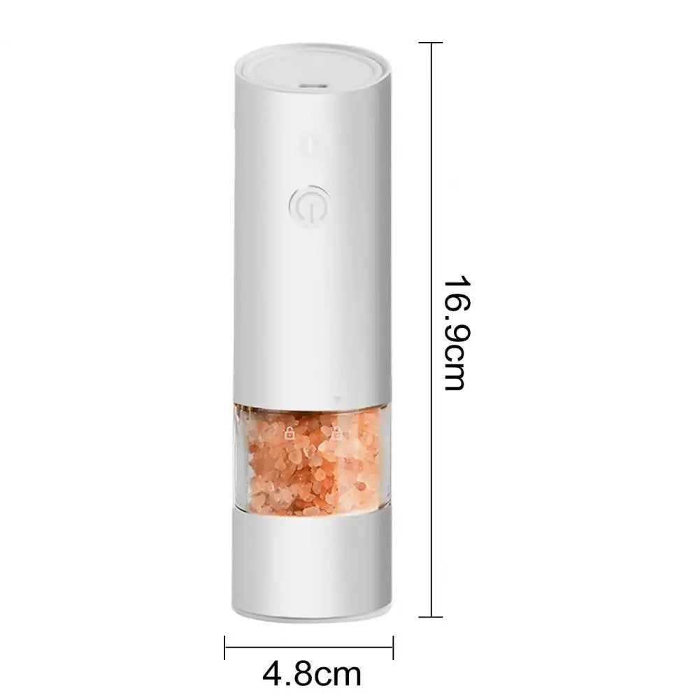 Usb Rechargeable Pepper Grinder Usb Rechargeable Electric Salt Pepper Grinder with Adjustable Ceramic Core Visible for Kitchen