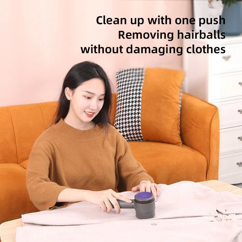 Lint Remover Electric Portable Fabric Shaver Fluff Pellet Sweater Pilling Wool Trimmer Fuzz Remover Cleaning Tool