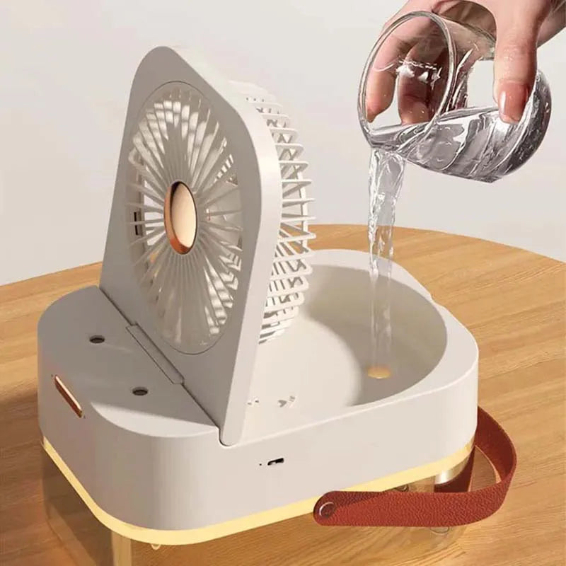2.5L Large-capacity Desktop Humidification Spray Fan Portable USB Household Large Wind Silent Humidifier