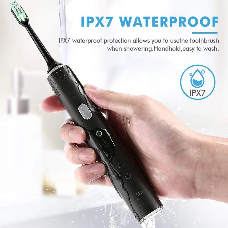 Ultrasonic Toothbrush Rechargeable Electric Toothbrush 2 Minutes Timer 5 Modes Cleaning Maglev Dental Brushes Bathroom Items