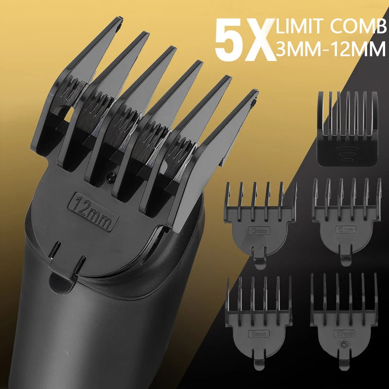 Digital Display All In 1 Hair Nose And Ears Trimmer For Men Eyebrow Beard Trimmer Electric Hair Clipper Grooming Kit Haircut