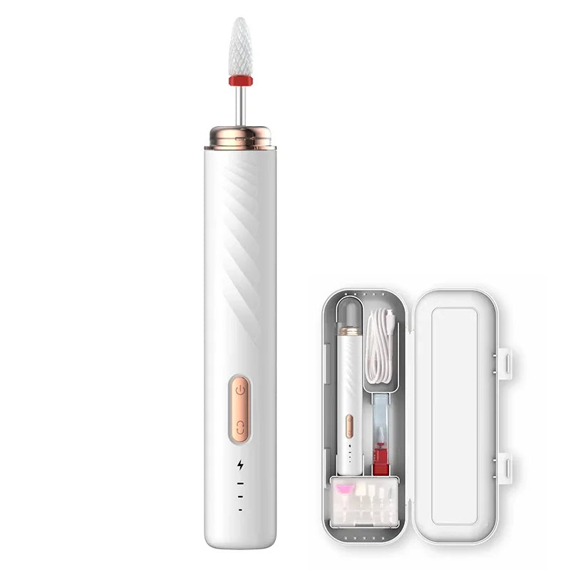 15000RPM Electric Wireless Nail Drill Machine Electric Nail Sander Cordless Rechargable Professional Milling Cutter Nail Machine