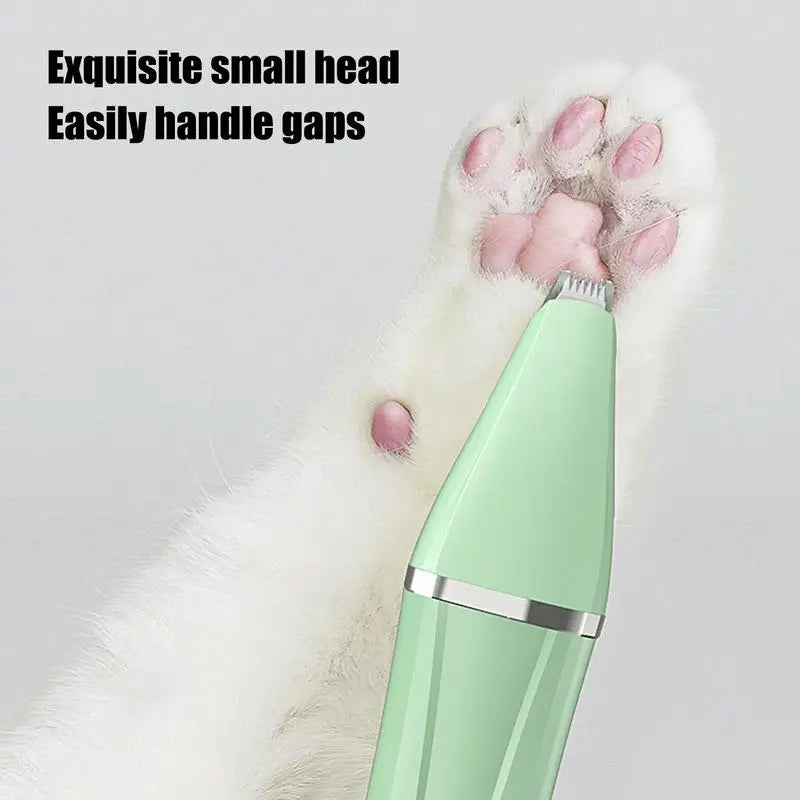 Cat Foot Hair Trimmer 4 In 1 Electric Clippers For Precision Trimming Pet Foot Shaving Waterproof Quiet Working Dog Shaver