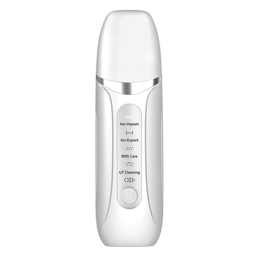 Micro Skin Cleansing Scrubber Ultrasonic Skin Perfecting Facial Red Light Skin Rejuvenation Acne Treatment Face Lifting Massager