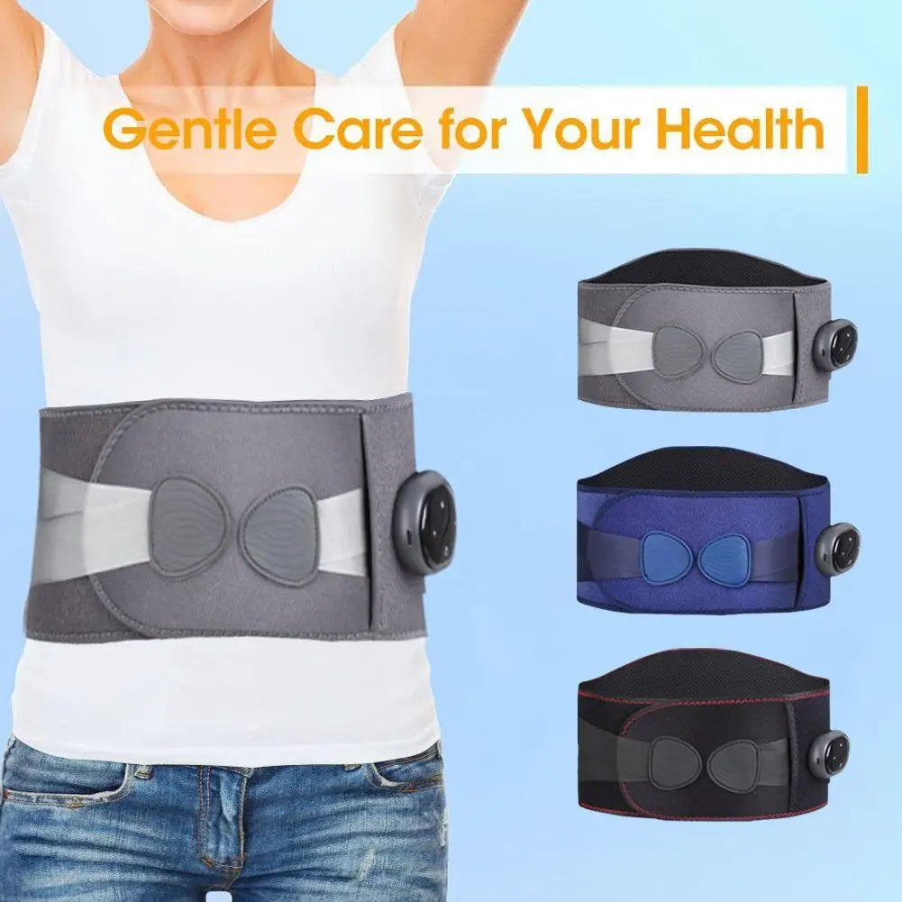 Electric Heating Waist Massage Belt Back Support Warm Hot Compress Waist Electric Abdominal Massager