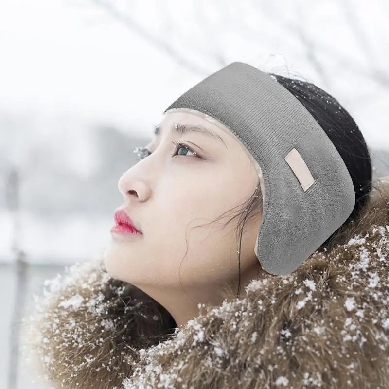 Winter Elastic Fashion Warm Sport Earmuffs for Women Men Unisex Outdoor Skiing Running Riding Windproof Ear Warmer