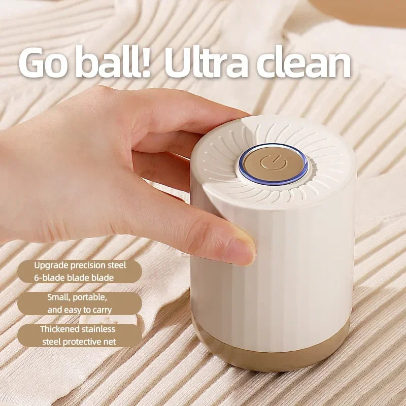 Portable Hair Ball Trimmer USB Rechargeable Mini Electric Lint Remover Fabric Shaver for Clothes Sofa Blanket Lint Removal