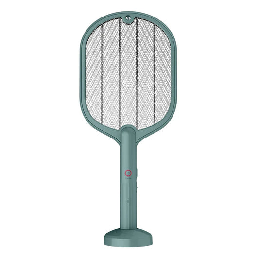 2 in 1 Electric Insect Racket Swatter USB Rechargeable Led Light Hand-Held Mosquito Killer Fly Bug Zapper Trap Mosquito Swatter