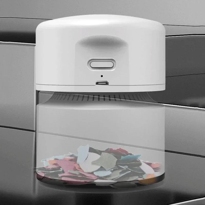 Mini Portable Vacuum Cleaner Desktop Cleaning Desk Vacuum Clean Up Dust Table Sweeper Creative Handheld For Office