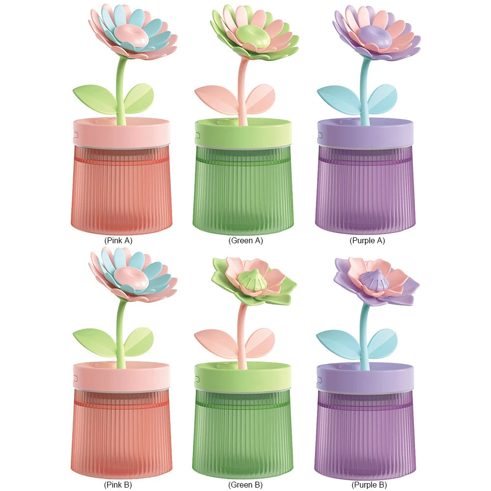 Cool Mist Humidifier 7 Color LED Light 2 Mist Modes Colorful Cool Mini Humidifier USB Desktop Humidifier for Bedroom Home Office