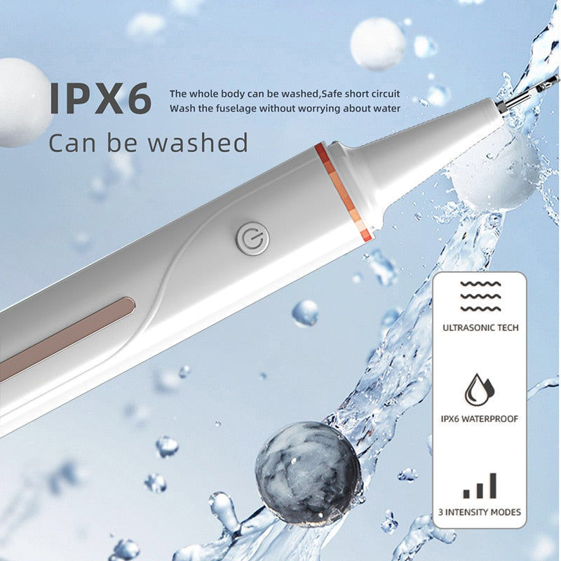 Electric Ultrasonic Dental Calculus Remover Visible Wifi Bluetooth Irrigator USB Rechargeable Teeth Whitening Scaler for Home
