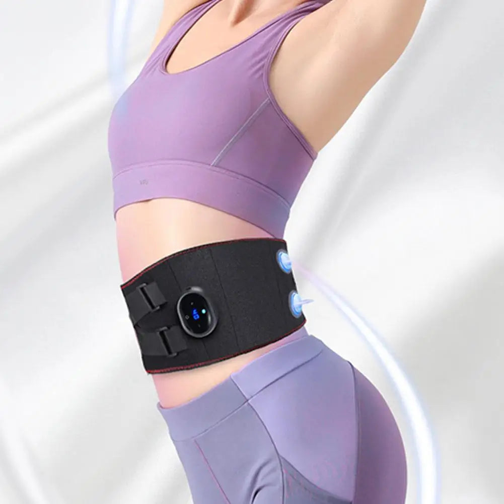 Electric Heating Waist Massage Belt Back Support Warm Hot Compress Waist Electric Abdominal Massager