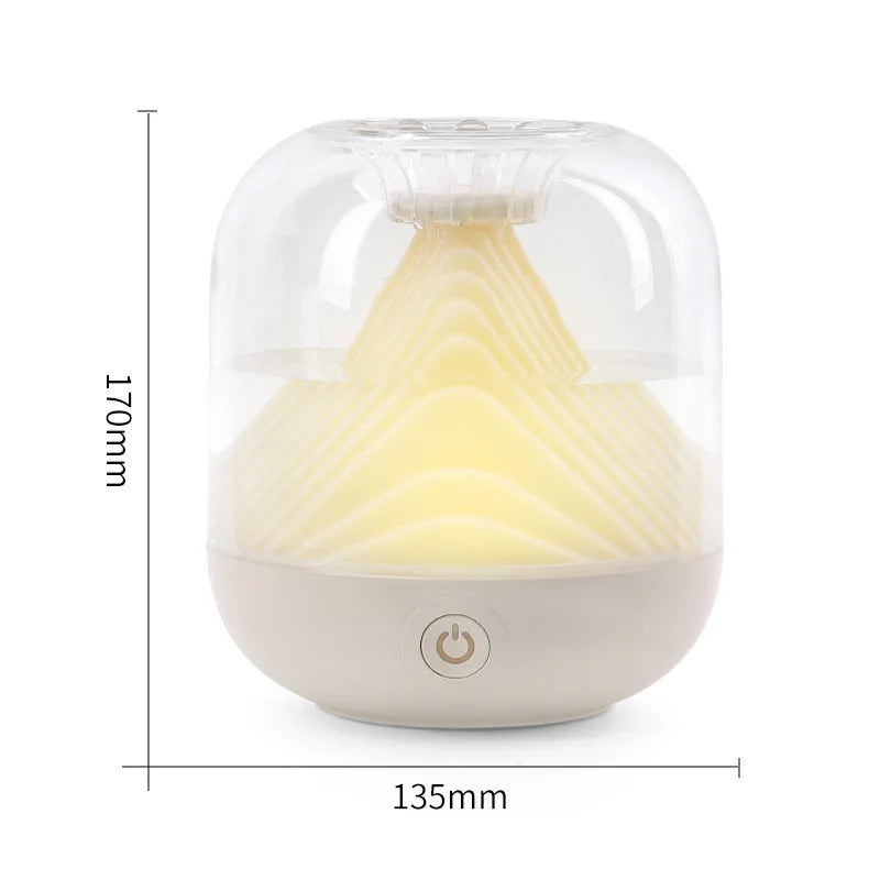 Humidifiers Diffusers Essential Oils Air Humidifier With LED Night Light USB Rechargeable Portable For Home Office