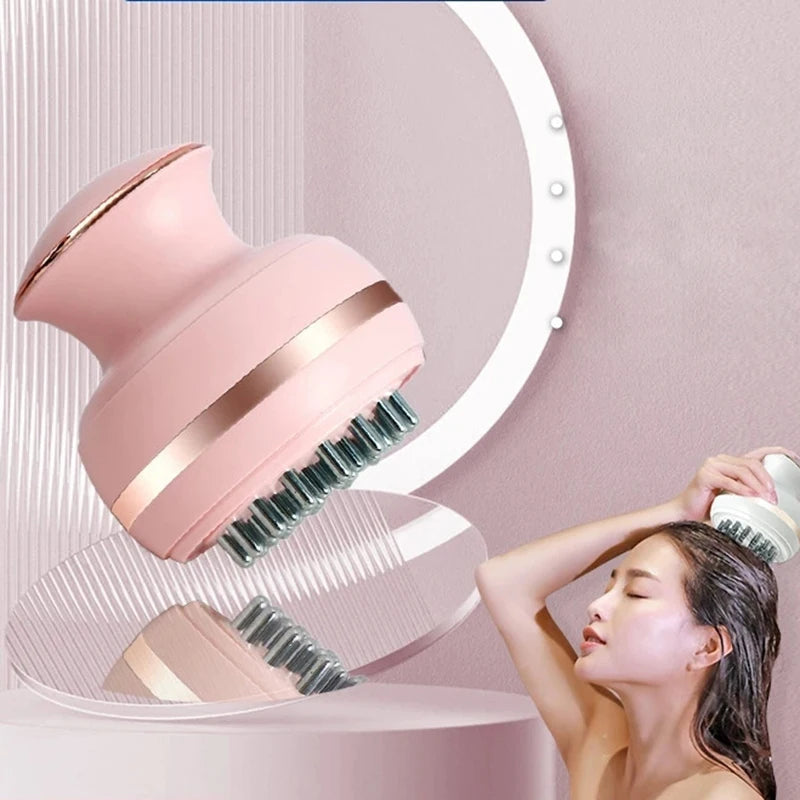 EMS Electric Head Massager Wireless Scalp Massage Promote Hair Growth Kneading Vibration Deep Tissue Relax Body Health Care Tool