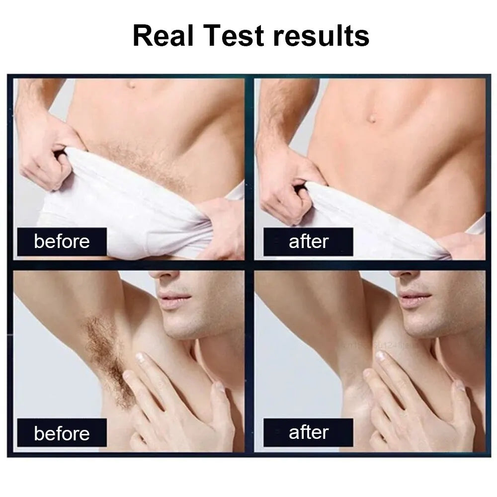 Shaver for Sensitive Areas Body Trimmer For Men Painless Epilator Rechargeable Shaver For IPX7 Electric Body Hair Trimmer