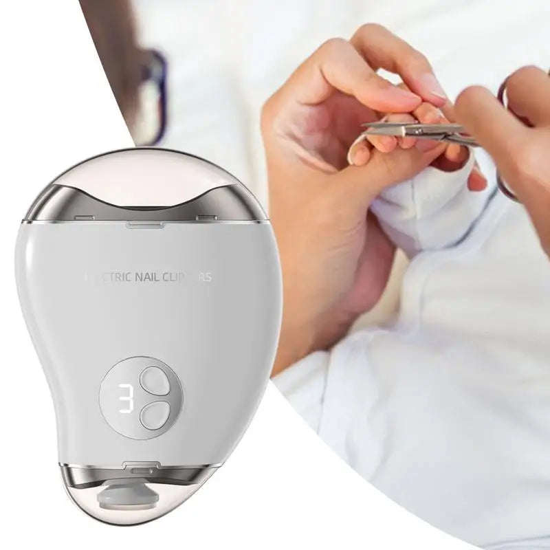 Electric Nail Cutter For Adult Mango Shape Nail Cutter For People Toe Nails Cutter 3 Speed Double Head Trimming Nail Sharpener