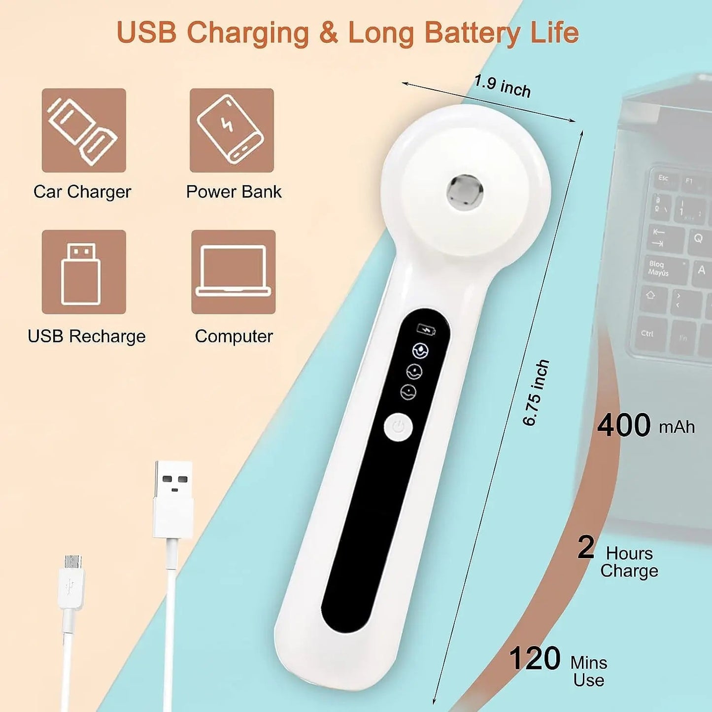 Visible Electric Blackhead Remover Vacuum Acne Cleaner With Magnifier Black Spots Removal Face Nose Deep Cleaning Tools