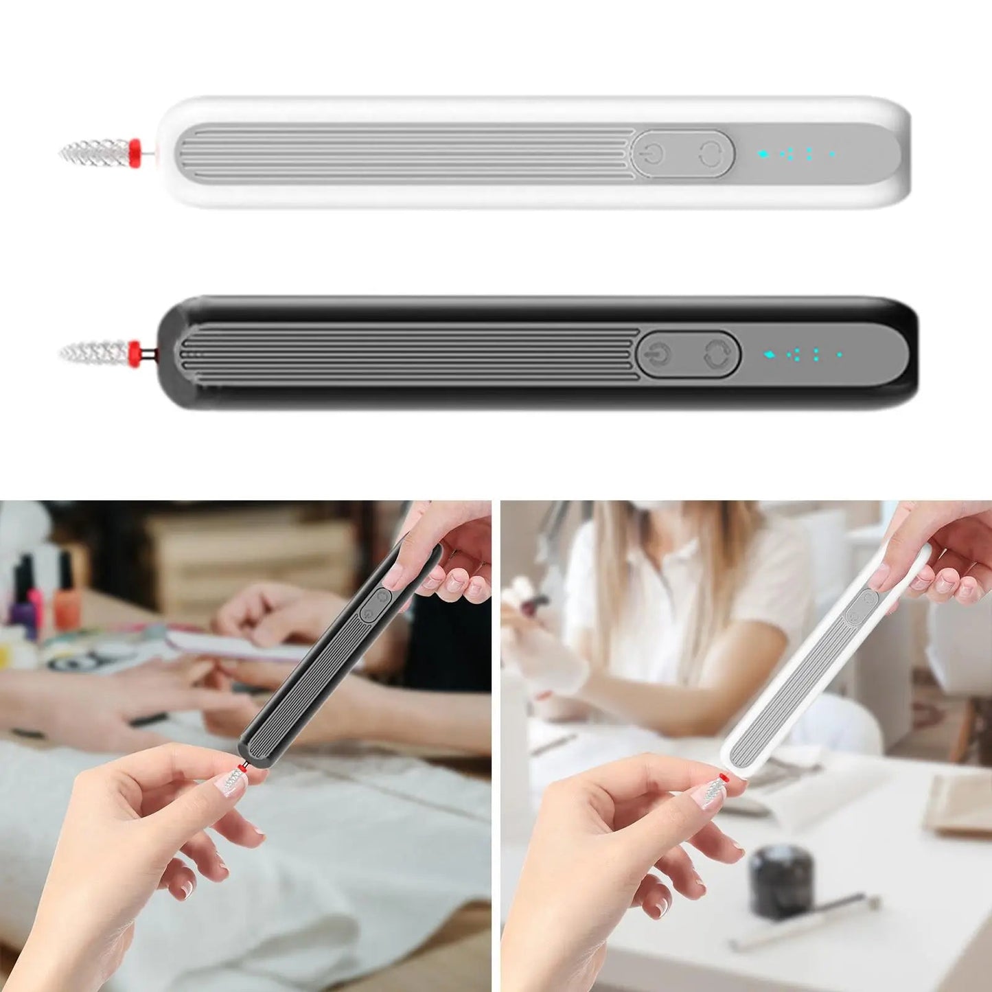 Electric Nail File Machine Professional 15000RPM Drill Machine Portable for Removing Manicure Sanding Polishing Home Salon Use