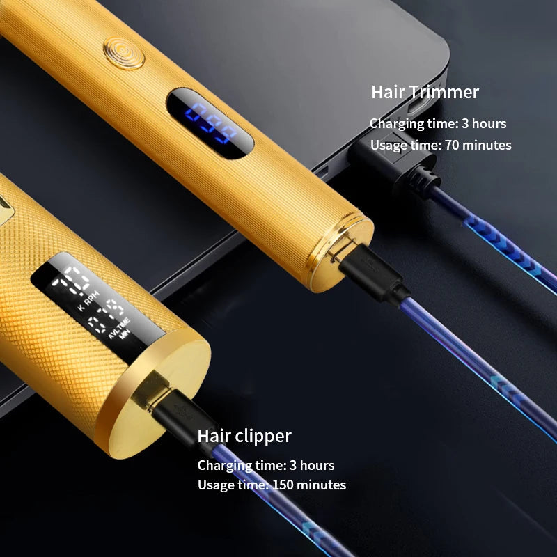 Hair Trimmer For Men Shaver Professional Hair Clipper Haircuter Men's Barber Beard Trimmer Rechargeable Hair Cutting Machine