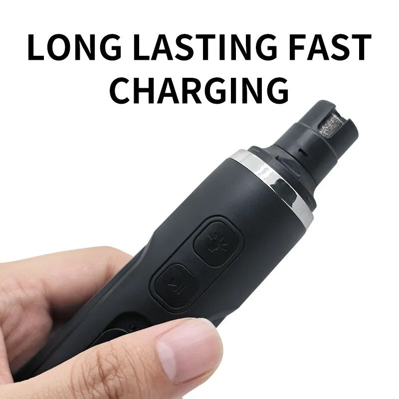 Electric Dog Nail Drill for Dog Clippers Rechargeable USB Charging Pet Paws Quiet Nail Grooming Trimmer Tools Universal