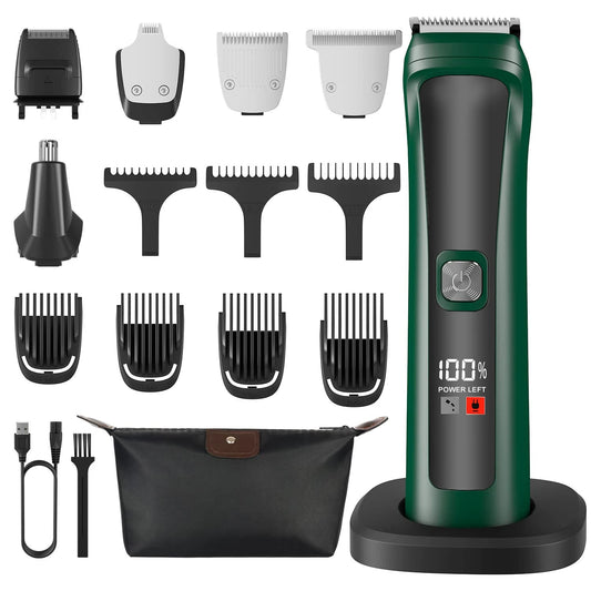 5 in 1 Hair Clipper Sets Pro Hair Trimmer Hair Cutting Machine for Man USB Charging Electric Shaver Clipper Trimmer Machine