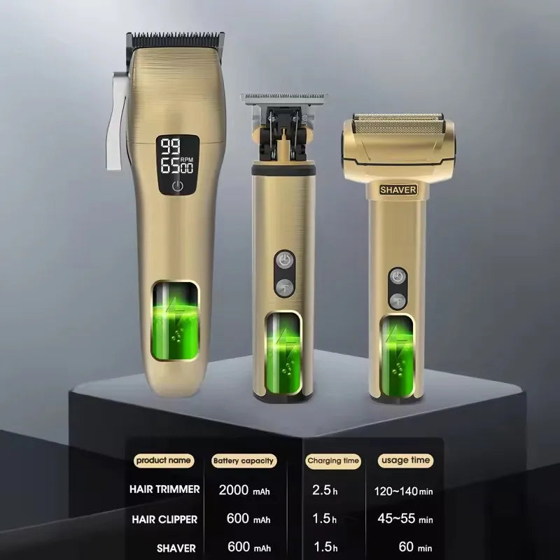 Waterproof New Hair Clipper Professional Hair Trimmer Nose Trimmer Men's Shaver Set