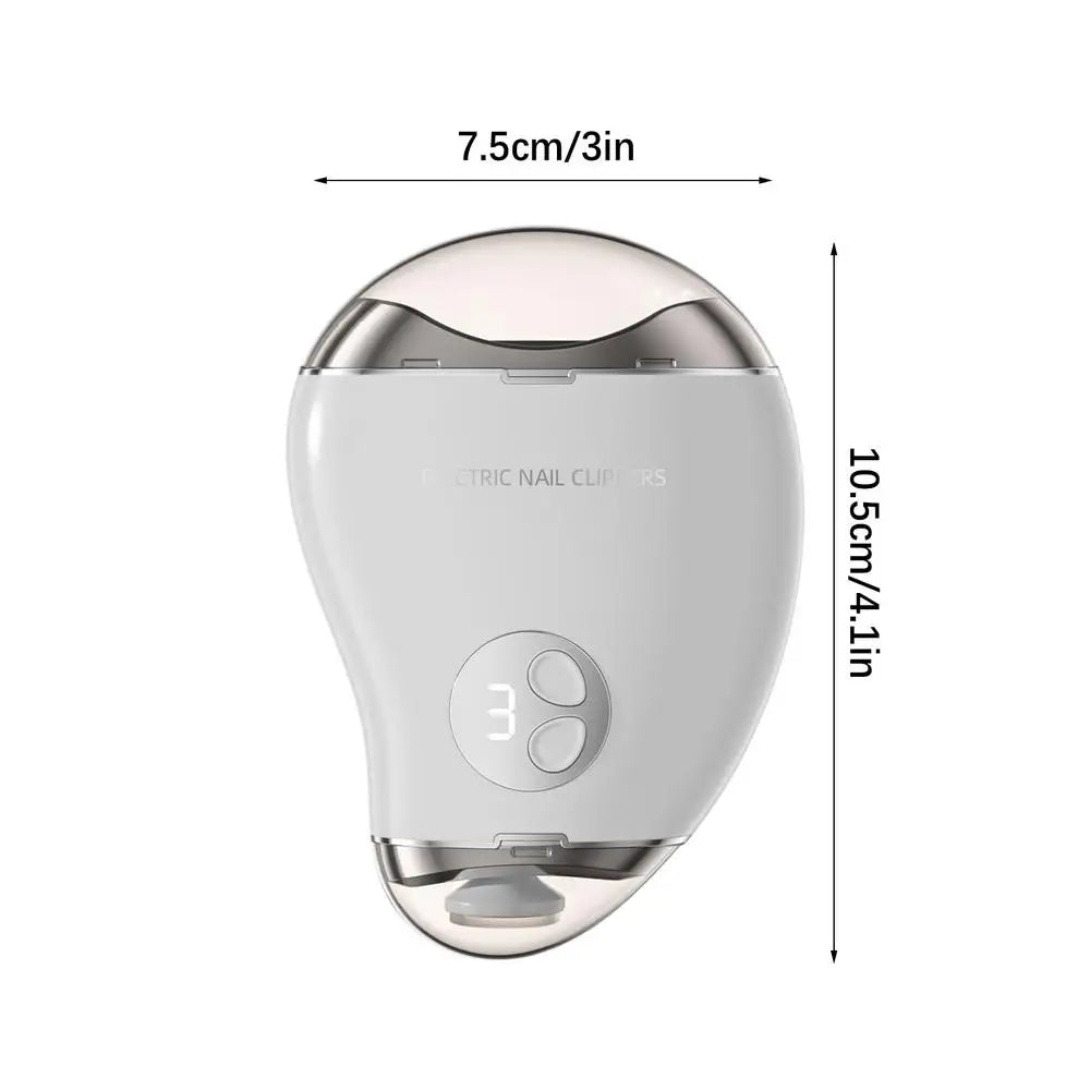 Electric Nail Cutter For People Mango Shape Toe Nails Cutter 3-Speed Double-Head Trimming Nail Sharpener Adults