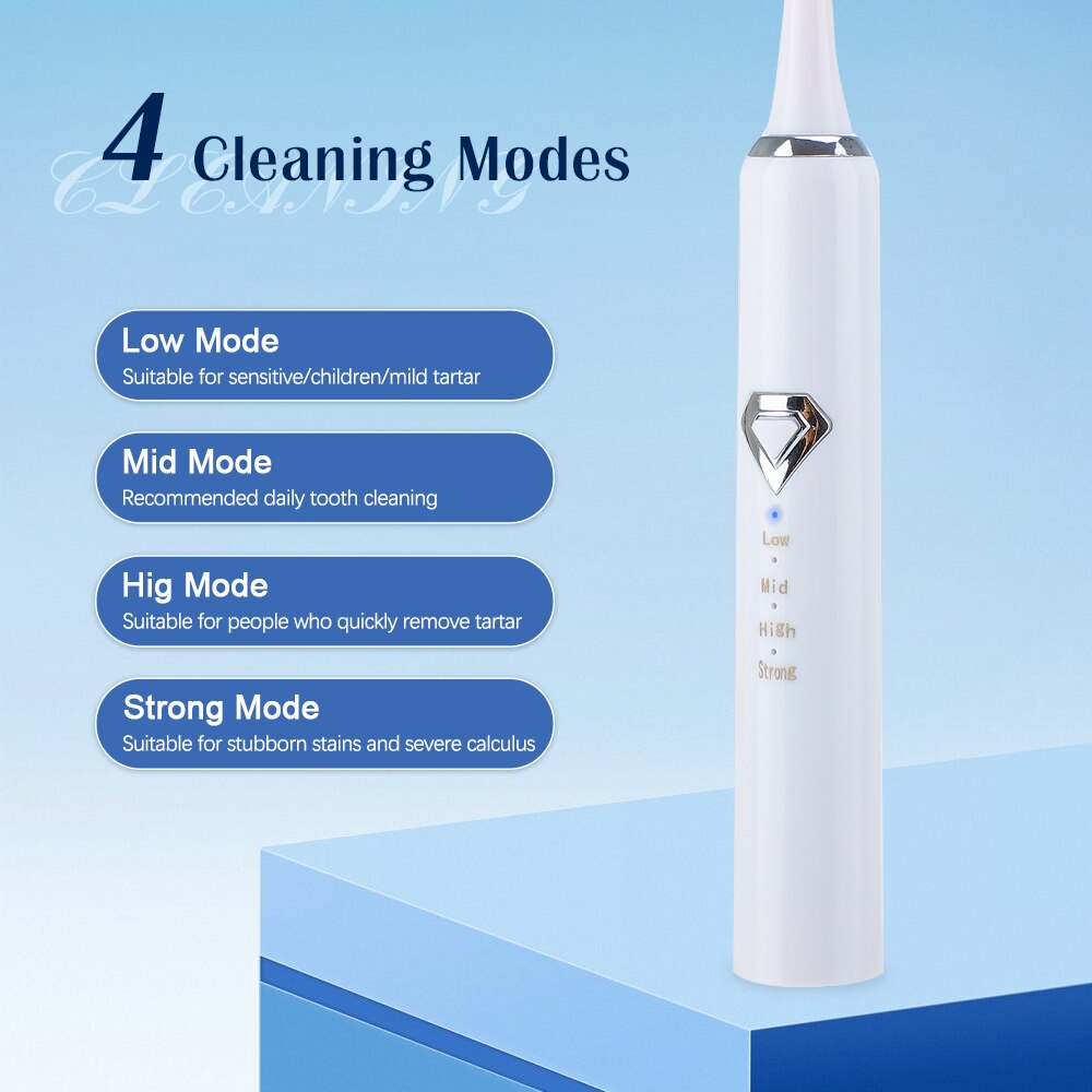 Electric Sonic Tooth Scaler Toothbrush Set Dental Plaque Stains Tartar Calculus Remover Teeth Whitening Cleaning Oral Care Tools
