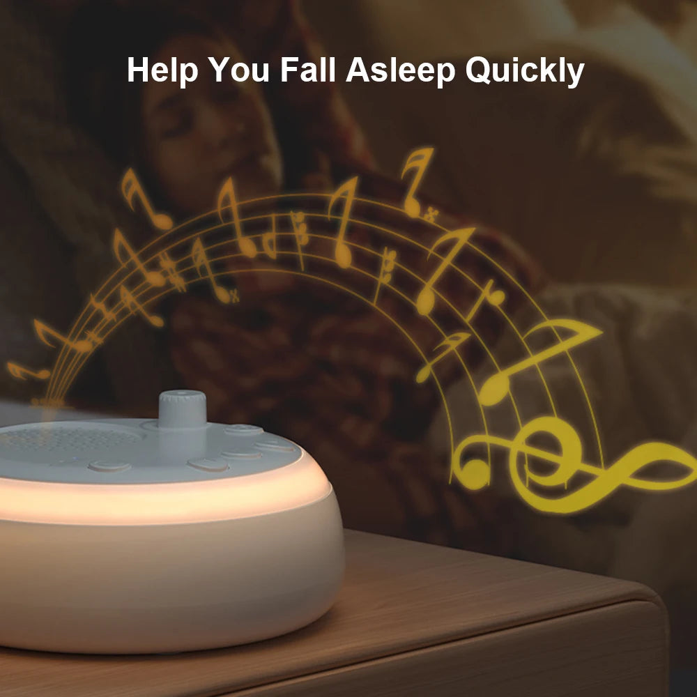 White Noise Machine Mini kid Sleep Machine 16 Soothing Sounds 15/30/60min Timer for Kids Adults Sleeping Relaxing