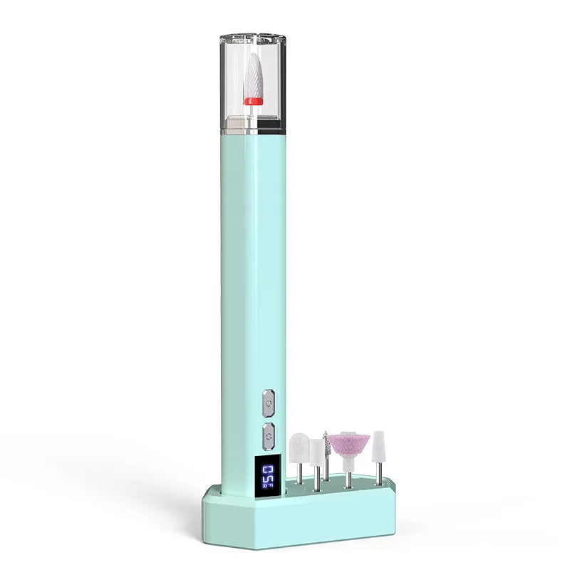 Electric Nail Polisher Finger Portable Mini Electric Nail Pen Gel Removal Tool Dead Skin Remover Nail Art Instrument