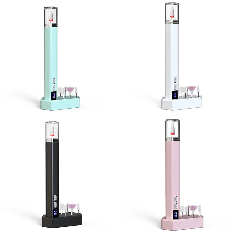 Electric Nail Polisher Finger Portable Mini Electric Nail Pen Gel Removal Tool Dead Skin Remover Nail Art Instrument