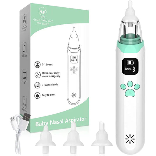 Electric Nasal Vacuum Cleaner Nasal Aspirator Newborn Hygiene Kit Mucus Runny Nose Inhaler teenager Healthy Care Stuff