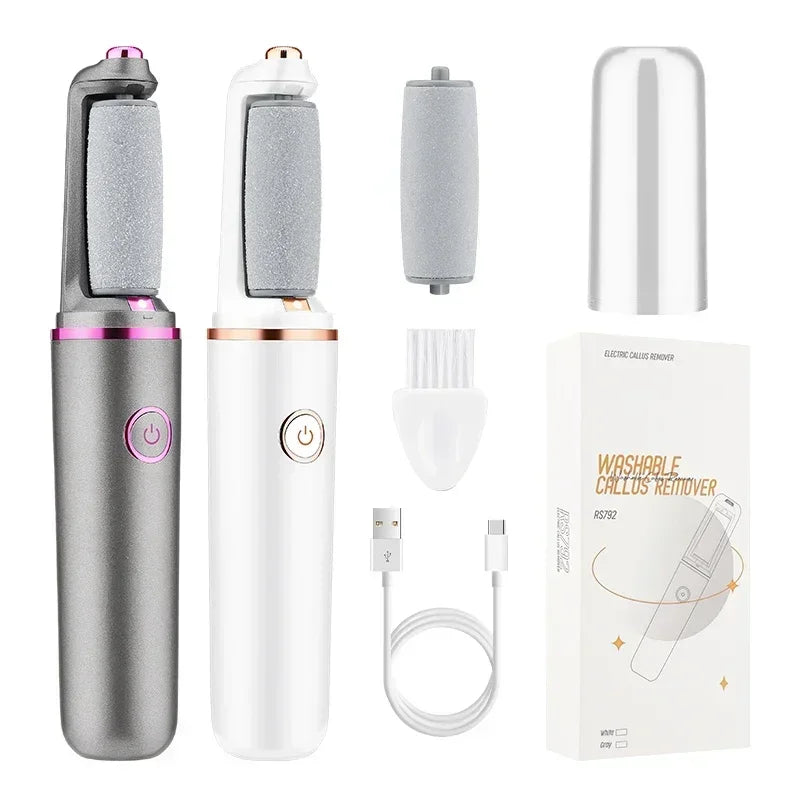 Electric Foot Grinding Skin Hard Rupture Skin Trimmer Dead Skin Foot Pedicure Rechargeable Foot Care Tool Remover