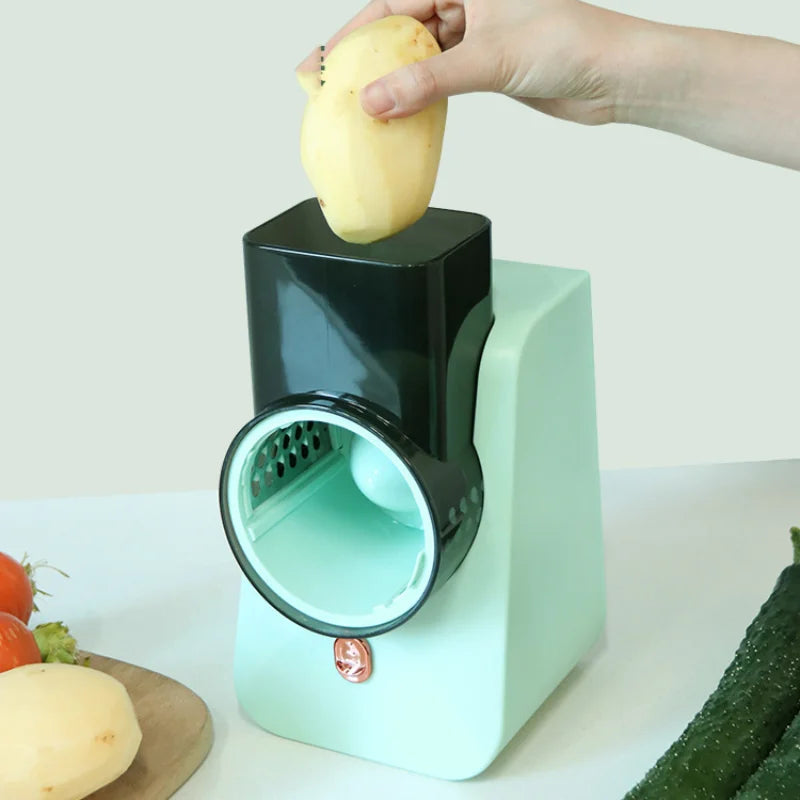 Home Electric Vegetable Chopper 1PC USB Rechargeable Multifunctional Shredder Slicer Cooker Kitchen Machine