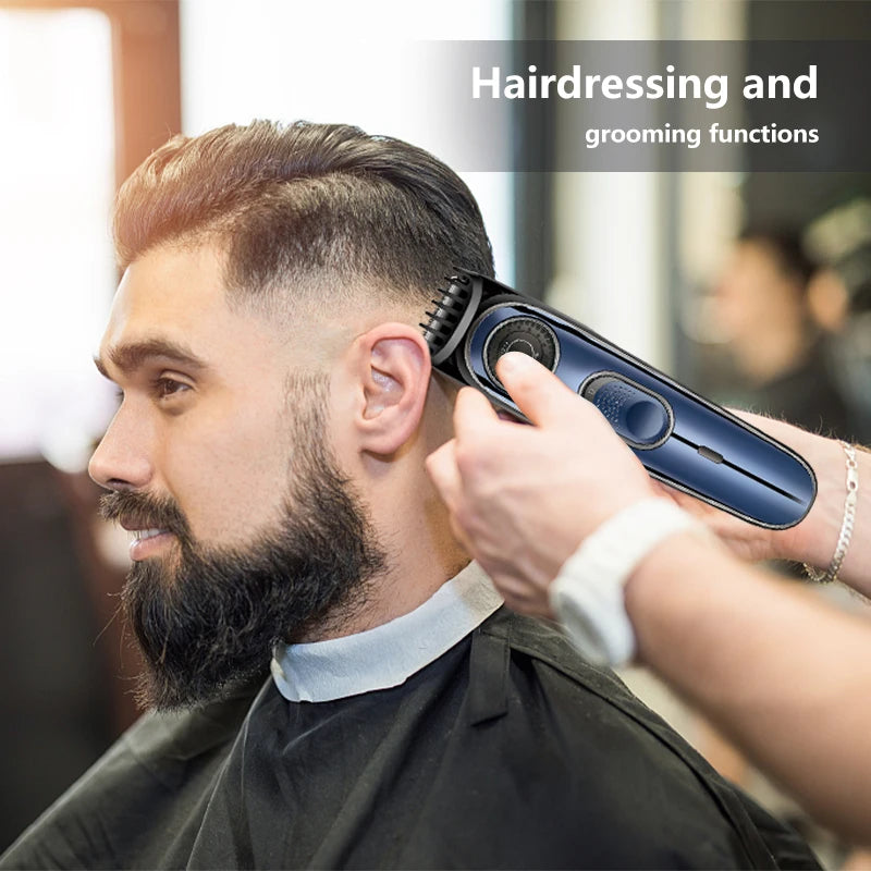 Men's Hair Trimmer Adjustable Usb Rechargeable Electric Beard Carbon Steel Men Professional Trimmer Home Styling