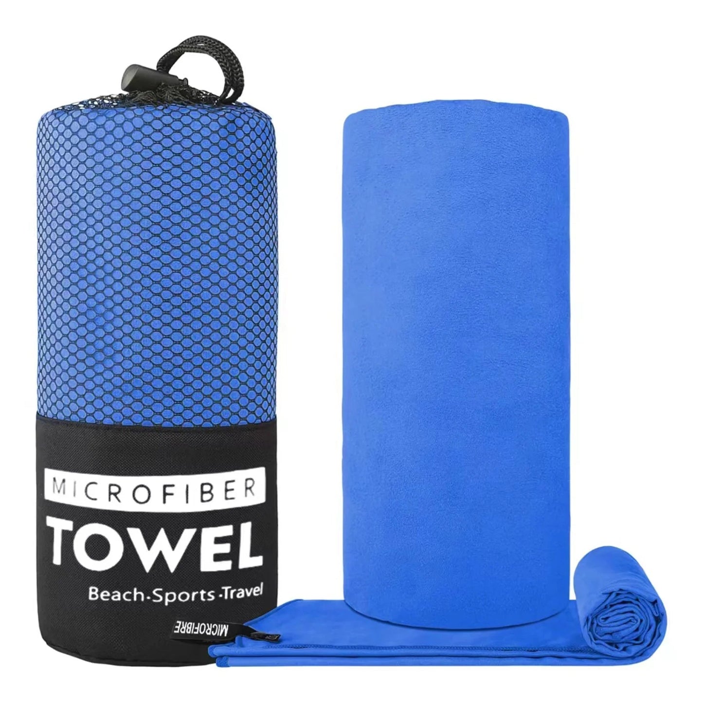 Water Absorbing Towel Lint Free 3pcs Microfiber Quick Dry Breathable Towel Set Comfortable Fast Absorbing Towel for Beach Travel