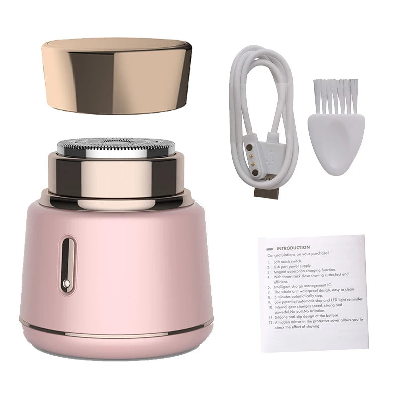 Mini Electric Razor Wet Dry Electric Shavers for Men Women Powerful Men Shaver Used for face Chest Leg Shaving Underarm Removal